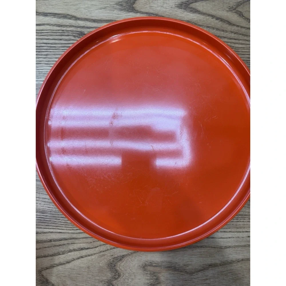 MCM Mid Century Modern Heller by Massimo Vignelli Red Cup & Plate‎ Melamine